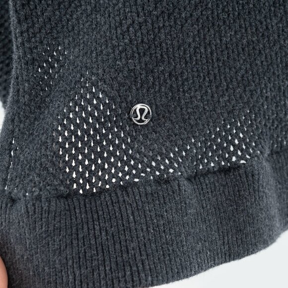 Lululemon Bhakti Life Sweater Heathered Black/ Gray | 4 - Picture 7 of 13
